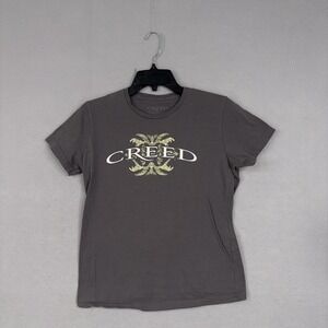 Creed Shirt Womens XL Gray Summer 99 Tour Band Rock Concert 90s Y2K Ladies